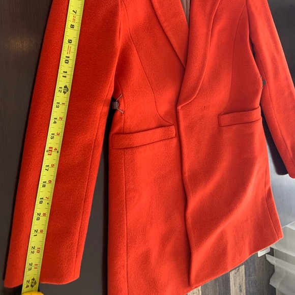 EnC 100% Wool Coat, Mid length, Amber Red, US2 - Picture 7 of 7